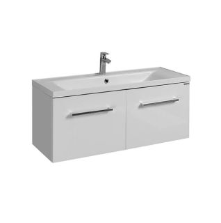 Тумба под раковину Акватон Мадрид М 100см белый 1A128001MA010